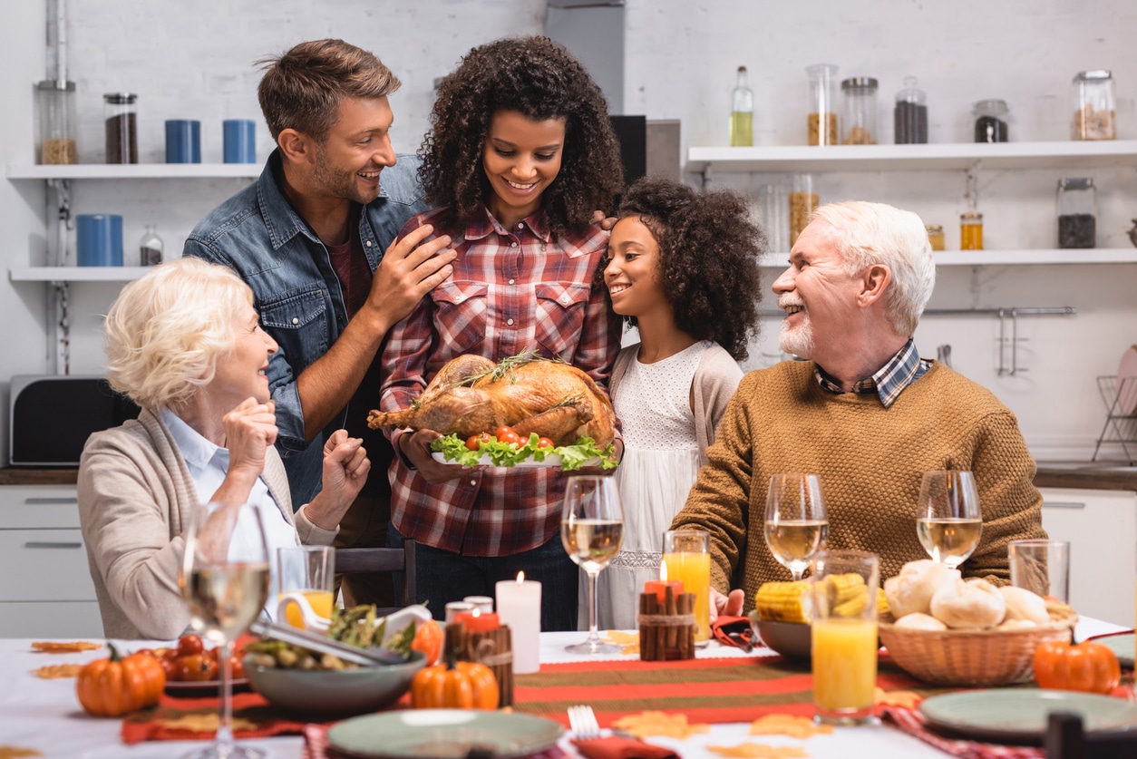 Family at Thanksgiving