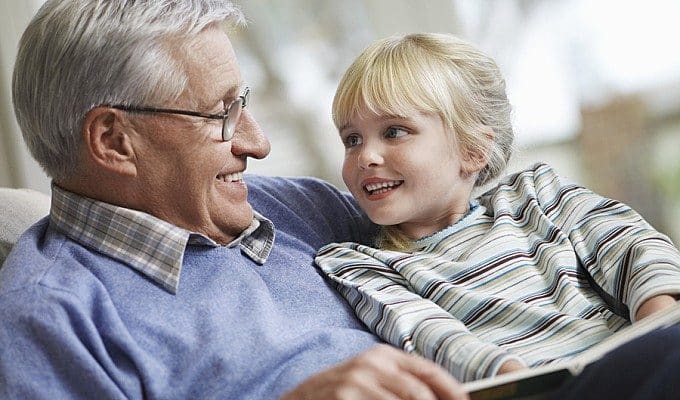 grandpa with son