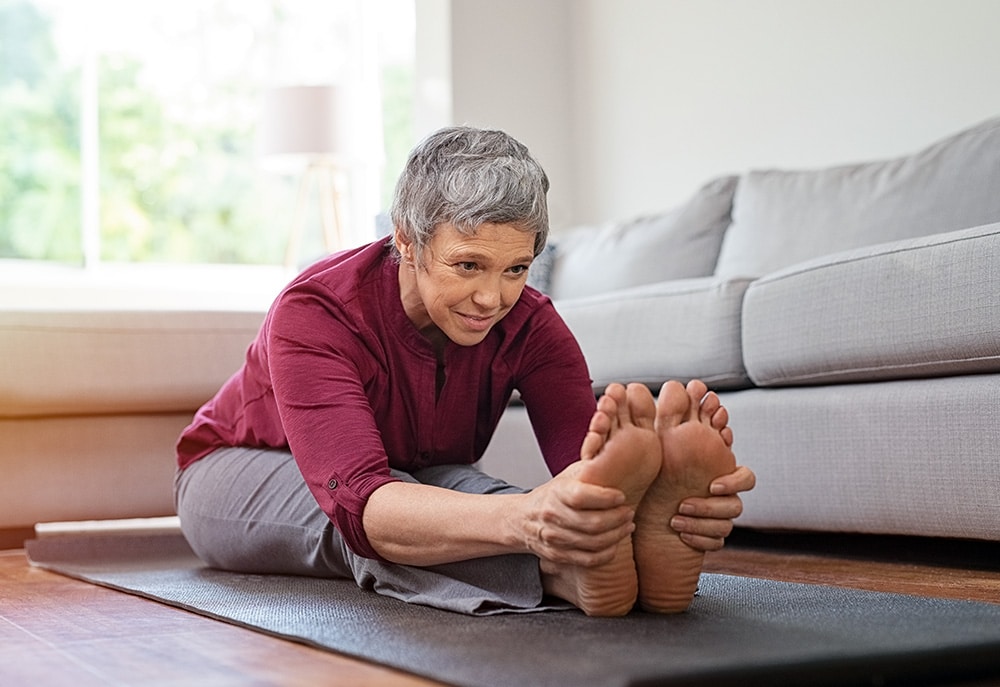 Senior Woman Stretching